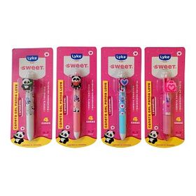 CANETA-ESFEROGRAFICA-GEL-APAGAVEL-PANDA-LOVE-C4-CORES-SORT-LYKE-859372