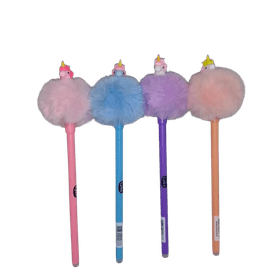 CANETA-ESFEROGRAFICA-GEL-APAGAVEL-POMPOM-UNICORNIO-SORT-LYKE-859375