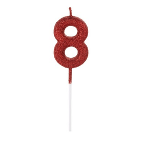 VELA-GLITTER-VERMELHO-N8-20X8CM-SILVER-PLASTIC-859765