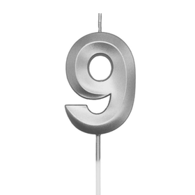 VELA-MINI-DESIGN-PRATA-N9-16X6CM-SILVER-PLASTIC-859771