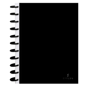 CADERNO-PAUTADO-CAPA-DURA-C10-MATERIAS-160FL-PRETO-KITDISC-860622