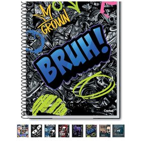 CADERNO-ESPIRAL-MY-COLLECTION-MASCULINO-C16-MATERIAS-SORTIDO-CREDEAL-860720