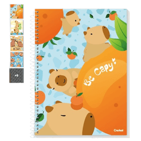 CADERNO-ESPIRAL-BE-CAPY-C8-MATERIAS-SORTIDO-CREDEAL-860765
