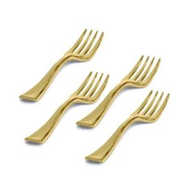 GARFO-MINI-LUXO-OURO--C20UN-10CM-MAKE-MAIS-861104