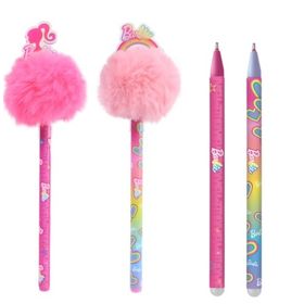 CANETA-GEL-POMPOM-BARBIE-SORTIDOS-TRIS-860468