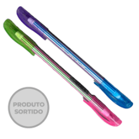 CANETA-ESFEROGRAFICA-DOBLE-FASHION-ROSAVERDE-ROXAAZUL-CL-SORT-1.0MM-BAZZE-859949