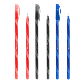 CANETA-ESFEROGRAFICA-WAVE-AZULVERMELHAPRETA-0.7MM-BAZZE-859974