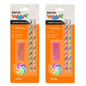 KIT-ESCOLAR-LAPIS-BORRACHA-APONTADOR-CDEPOSITO-WAVE-C4-PCS-BAZZE-860172
