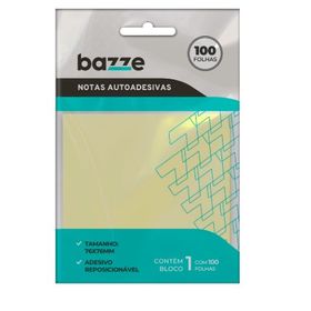 NOTAS-AUTOADESIVAS-AMARELA-76MMX76MM-C1-BLOCO-100-FOLHAS-BAZZE-860523