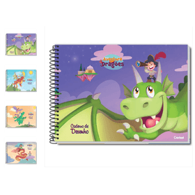 CADERNO-DESENHO-AVENTURAS-COS-DRAGOES-C.D-C80FL-SORTIDO-CREDEAL-861441
