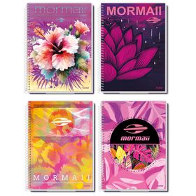 CADERNO-UNIV-C.D-MORMAII-FEMININO-SORTIDO-C320FLS-CREDEAL-861608