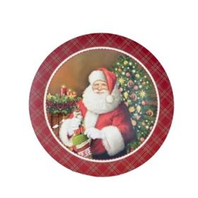 SOUSPLAT-NATAL-PAPAI-NOEL-BORDA-XADREZ-33CM-MAGIZI-862521