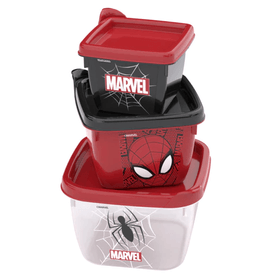 KIT-POTES-QUADRADOS-CONECT-HOMEM-ARANHA-C3-PECAS--778576