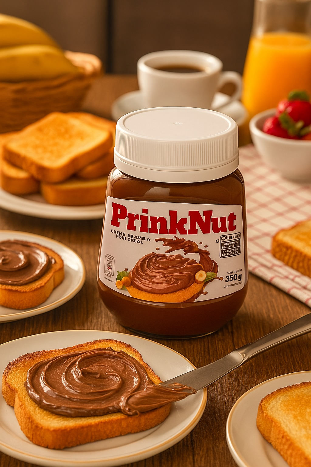 CREME DE AVELA C/CACAU 350G PRINK NUT - Loja Doce