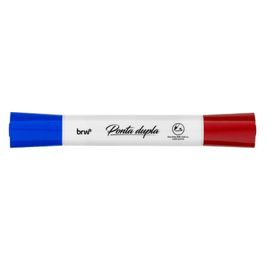 MARCADOR-QUADRO-BRANCO-PONTA-DUPLA-AZULVERMELHO-BRW-863044