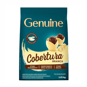 CHOC-COBERT-GOTAS-BRANCO-GENUINE-205KG-GENUINE-774535