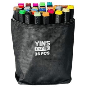 KIT-CANETAS-HIDROGRAFICA-PONTA-DUPLA-C36-CORES-YINS-PAPER-864982