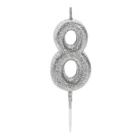 VELA-PRATA-GLITTER-NUMERO-8-SILVER-PLASTIC-874829
