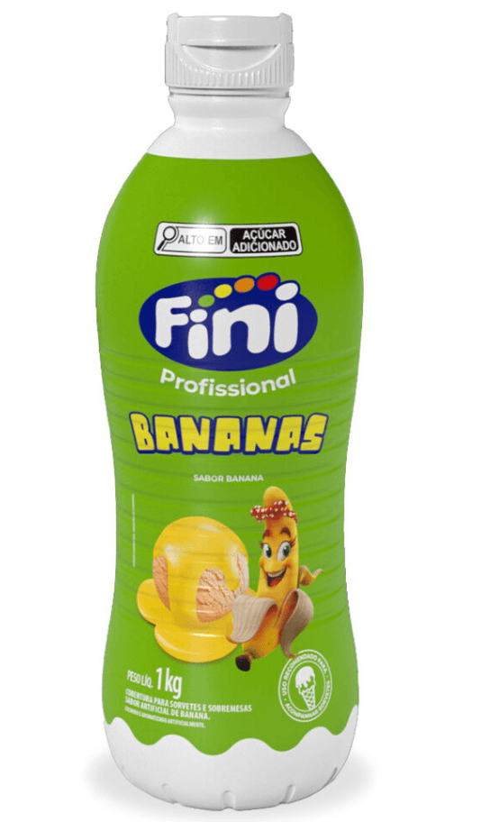 CALDA P/ SORVETE BANANA 1KG FINI - Loja Doce