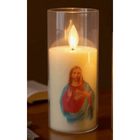 VELA-DECORATIVA-LED-PLASTICO-SANTO-SORTIDO-10CM-INTERPONTE-877403