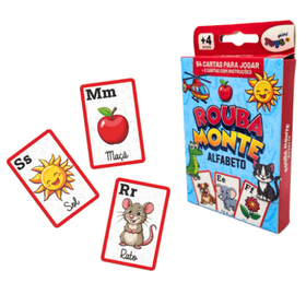 BRINQ-JOGO-ROUBA-MONTE-ALFABETO-C56-CARTAS-MINI-TOYS-870972