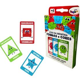 BRINQ-JOGO-MEMORIA-FORMASCORES-C56-CARTAS-MINI-TOYS-870918