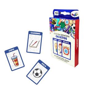 BRINQ-JOGO-MEMORIA-OBJETOS-C56-CARTAS-MINI-TOYS-870836