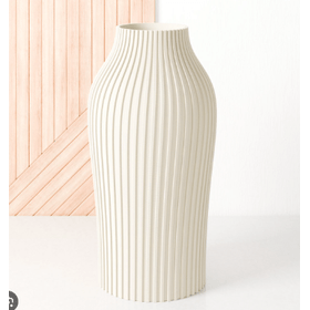 VASO-ROMANO-BRANCO-PEROLADO-9X17.5CM-MASSARI-880109