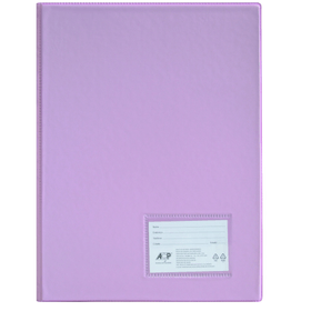 PASTA-A4-CATALOGO-20-ENVELOPES-PLASTICO-LILAS-PASTEL-ACP-880944