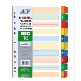 DIVISORIA-PLASTICA-P-FICHARIO-UNIV-10FLS-ACP-880901