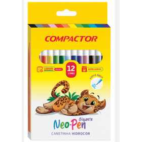 CANETINHA-HIDROCOR-NEOPEN-GIGANTE-12-CORES-COMPACTOR-888070