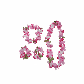 KIT-HAVAIANO-FLORAL-ROSA-4PCS-PONTO-DAS-FESTAS-886281