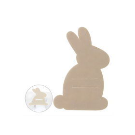 PORTA-GUARDANAPO-PASCOA-COELHO-BEGECREME-12CM-FLORARTE-898427