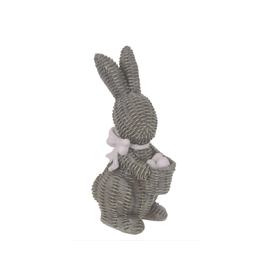 COELHO-PASCOA-VIME-RESINA-177X7X10CM-MARRONROSA-FLORARTE-898523