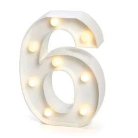 LUMINARIA-NUMERO-6-BRANCO-CLED-AMARELO-16X3CM-PARTIU-FESTA-904034