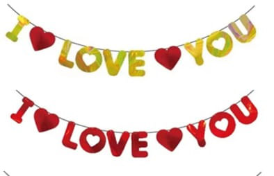 love you 生地　　3.40 FAIXA I LOVE YOU PAPEL VERMELHO/DOURADO ART LILLE - Loja Doce