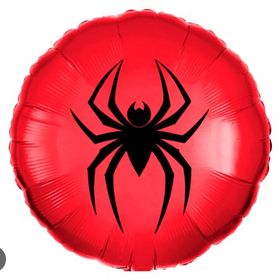 BALAO-MET-REDONDO-ARANHA-VERMELHO-PRETO-18POL-BR-FESTAS-914695