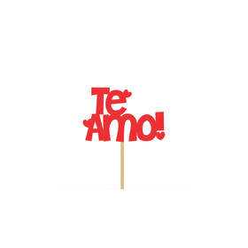 PICK-MDF-TE-AMO-VERMELHO-30CM-ALBANO-856104