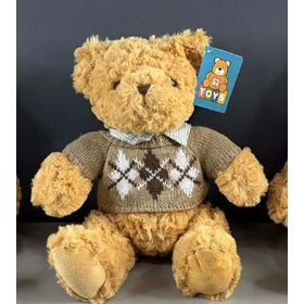 URSO-PELUCIA-C-SUETERGOLA-25CM-SORTIDO-S2-TOYS-910205