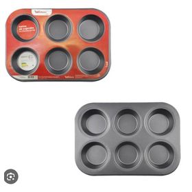 FORMA-CUPCAKES-6CAV-RETANGULAR-3X18X26CM-CINZA-WELLMIX-930015