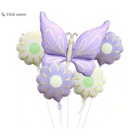 BALAO-BORBOLETA-98CM-MARGARIDA-45CM-5PCS-LILAS-PARTIU-FESTA-933140