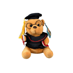 URSO-FORMATURA-PELUCIA-17CM-MARROM-E-PRETO-S2-TOYS-909579