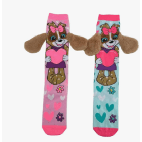 MEIA-INFANTIL-3D-CACHORRINHO-MARROM-PARTY-DREAM-962547