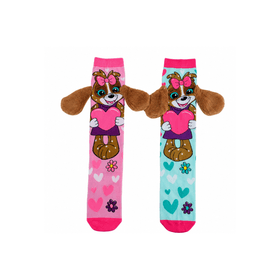 MEIA-INFANTIL-3D-CACHORRINHO-MARROM-PARTY-DREAM-962547